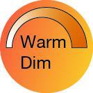 145627 LED WarmDim GU10 3.6W 345lm 827-818 36D