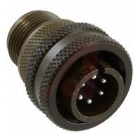 97-3107A-22-34P connector,metal circ,str plug,QD,size 22,3#12,2#16 solder pin contact,olive drab