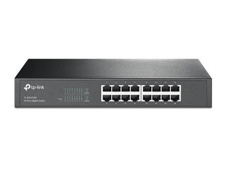 TL-SG1016D TP-Link TL-SG1016, Unmanaged 16 Port Network Switch RJ-45