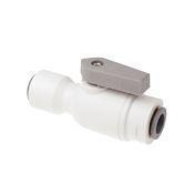 6302-12-00WP2 Legris White Pneumatic Manual Control Valve, Polymer