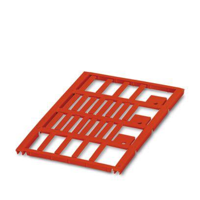 0821124 Phoenix Contact UC-WMT Insert Cable Marker, Red, Pre-printed "Unlabeled", 1.5 → 35mm Cable, for Conductors,