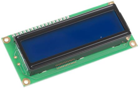 MIKROE-55 MikroElektronika , Character LCD 2x16 with blue backlight LCD Display Development Board