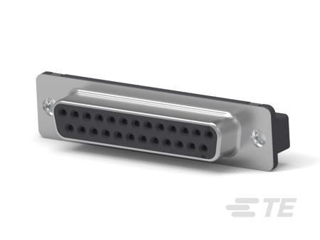 1-5745967-0 TE Connectivity  25 Way Vertical Board Mount D-sub Connector, 2.77mm Pitch, with With