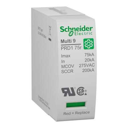 M9LC275 Schneider Electric 1 Phase Surge Arrester, 75kA, 900V (Volts), Plug In Mount