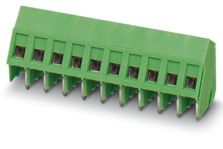 1733677 Phoenix Contact SMKDSP 1.5/12-5.08 Series Through Hole Mount PCB Terminal Block, 12-Contact, 5.08mm Pitch, Screw
