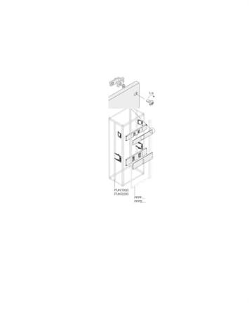 1STQ007793A0000 ABB Pickled Steel Sheet Assembly Kit for Use with Main Distribution Boards, 400 x 250 x 400mm
