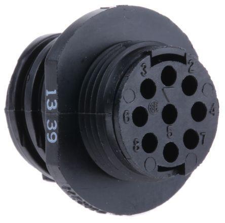 2120954-1 TE Connectivity, 3 Pole Cable Mount Connector Socket, with Male Contacts, IP67