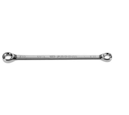 59TX.10X12 Facom 57TX Series Ring Spanner, 10mm, Metric, Double Ended, 141 mm Overall