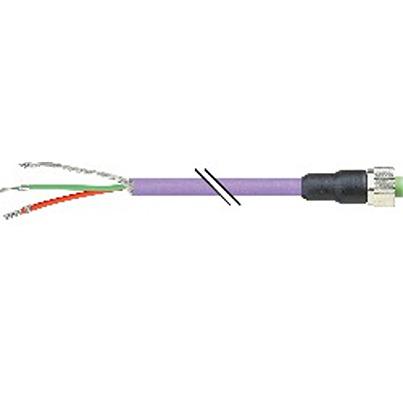 X67CA0B22-0150 B&R Straight Female 5 way 5 Pin Socket to Unterminated Actuator/Sensor Cable, 15m