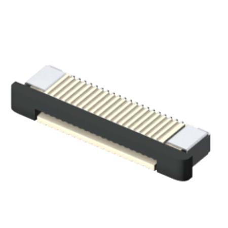 ZF5S-10-03-T-WT Samtec, ZF5S 0.5mm Pitch 10 Way Right Angle Female PCB Socket, Solder