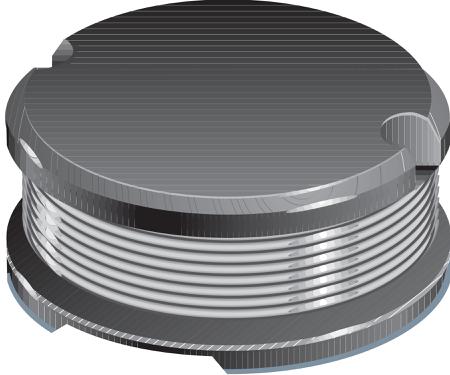 SDR1307-102KL Bourns, SDR1307 Yes Surface Mount Inductor with a Ferrite Core, 1 mH Shielded 10 % 650 mA Idc Q:10