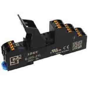 SJ2S-21L Idec SJ 8 Pin 300V ac DIN Rail Relay Socket, for use with RJ & RF2S