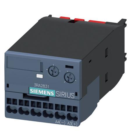 3RA2831-2DG10 Siemens 3RA28 Series Clip-On Timer Relay, 24 → 90V ac/dc, 0.05 → 100s, 1-Function