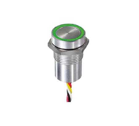 CPB1210000NGSC 16mm Nat An Red/Green iluminated 12VDC C