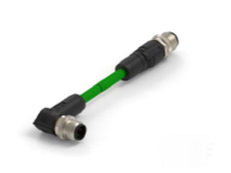 TAD14845101-020 TE ConnectivityTAD1484, 2m Cat5e M12 to Male M12 Male, Terminated