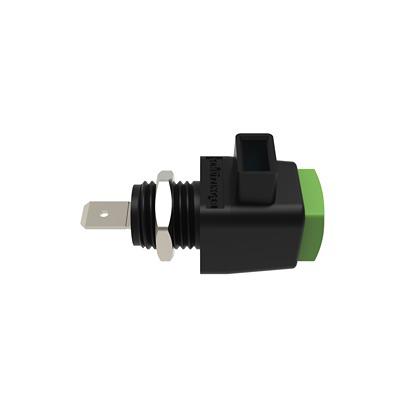 RS ESD 798 / GN Schutzinger 12.5mm Green Terminal Post, 300V, 16A, Pg 7 Thread