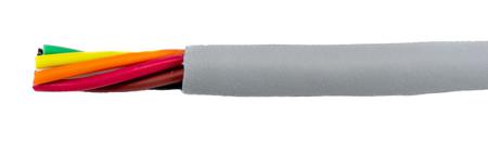 78016 SL001 Alpha Wire Ecogen Ecocable Mini Control Cable, 6 Cores, 0.15 mm² 26 AWG, Unscreened, 305 m, Grey Modified Polyphenylene