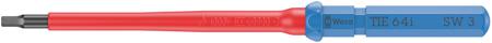 05006519001 Wera Hex Insulated Screwdriver, 3 mm Tip, VDE/1000V, 157 mm Overall