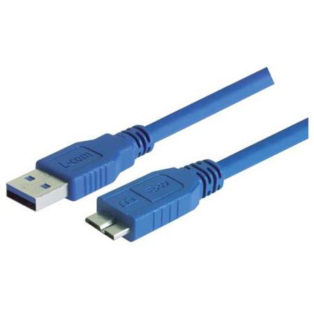 CAU3AMICB-1M L-Com USB 3.0, Male USB to Male USB B, 1m