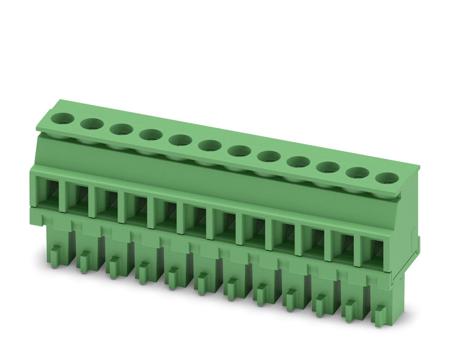 1827224 Phoenix Contact, 3.81mm Pitch, MCVR 1.5/12-ST-3.81, 12 Way, , Pluggable Terminal Block, Plug, Cable Mount, Screw