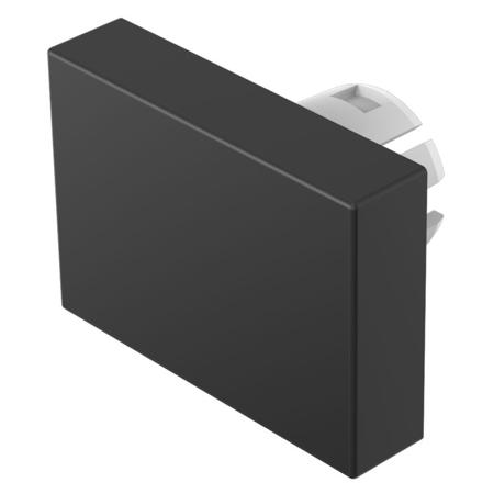 51-901.0 Indicator Lens Rectangle Style, Black, 21.5 Long