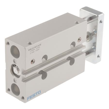 DFM-12-50-P-A-KF Festo Pneumatic Guided Cylinder - 170904, 12mm Bore, 50mm Stroke, DFM Series, Double Acting