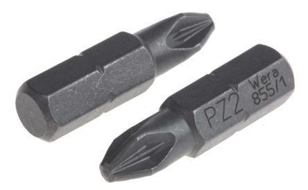 05072444001-855-1-Z--100xPZ2-25--DIY-Box 100 pieces Driver Bit, Pozidriv Driver Bit, PZ2