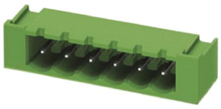 1809115 Phoenix Contact, 5.08mm Pitch, COMBICON Control, 6 Way, , Pluggable Terminal Block, Header, Through Hole, Screw