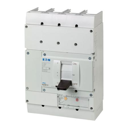 265912 NZMN4-4-AE1000 Eaton, Eaton Moeller NZM MCCB Molded Case Circuit Breaker 4P 0.001kA, Breaking Capacity 15 kA, Fixed Mount