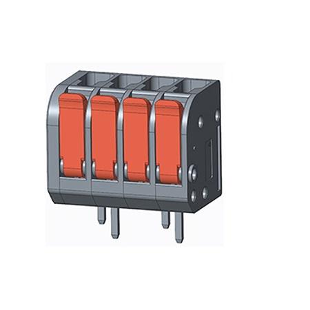 QT03AFI83V0000G Amphenol Industrial  Series PCB Terminal Block, 3-Contact, 5mm Pitch, PCB Mount, 1-Row, Solder Pin