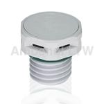 VENT-PS1NBK-O8002 Amphenol Industrial Vent Series M12 Pressure Relief Vent, 16mm H