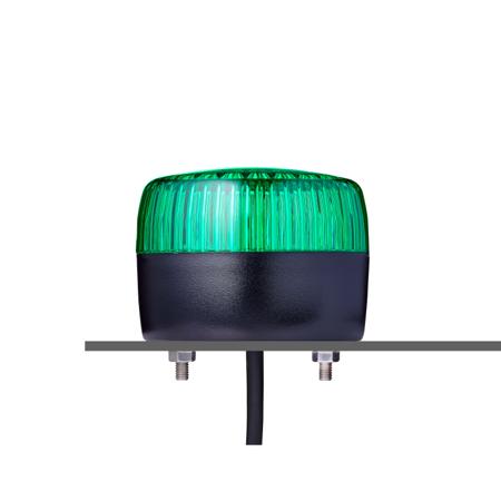 861506313 AUER Signal PCL Series Green Multiple Effect Beacon, 230/240 V, Horizontal, Tube Mounting, Vertical, LED Bulb, IP67,
