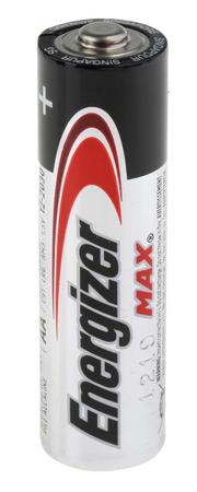 7638900437782 Energizer MAX Alkaline, Zinc Manganese Dioxide AA Batteries 1.5V