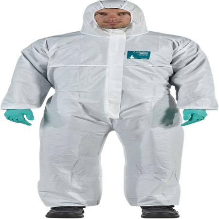 WH18B-00111-06 Ansell White Coverall, EN 1073-2, EN 1149-5, EN 14126, XXL