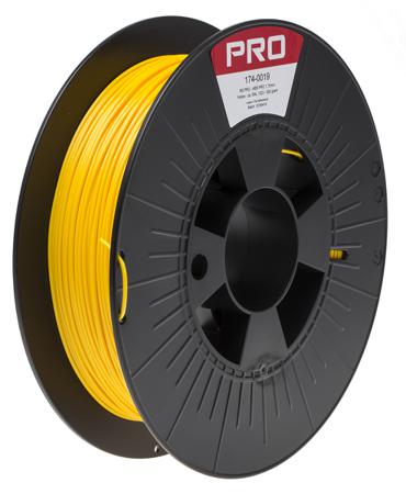 174-0019 RS PRO 1.75mm Yellow ABS-X 3D Printer Filament, 500g