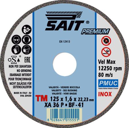 1000001555 SAIT  100000 Cutting Wheel, 125mm Diameter