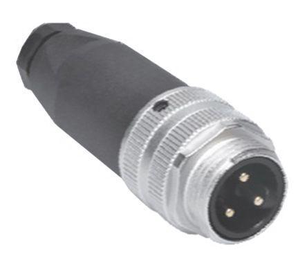 BS-4151-0-13-5 Turck BS Series, 5 Pole Cable Mount Connector Socket, IP67, Male Contacts, Threaded Mating