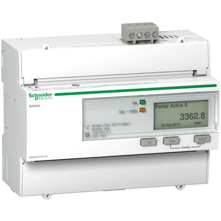 A9MEM3350 Schneider Electric 1, 3 Phase LCD Energy Meter