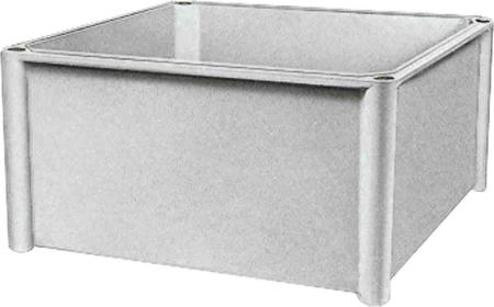 NSYFPLS5472G Schneider Electric PanelSeT Series Grey Fibreglass Reinforced Polyester General Purpose Enclosure, IP66, IK09, 54 x 72