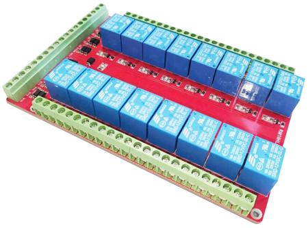 HLE-RELAY16-5V Seeit  Relay Control Card Module for Arduino, AVR, PIC, Raspberry Pi, TTL