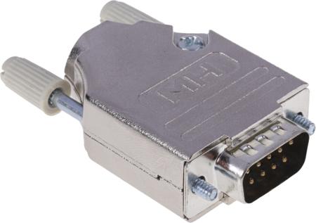 MHDTZK9-DB9P-K MH Connectors MHDTZK 9 Way D-sub Connector