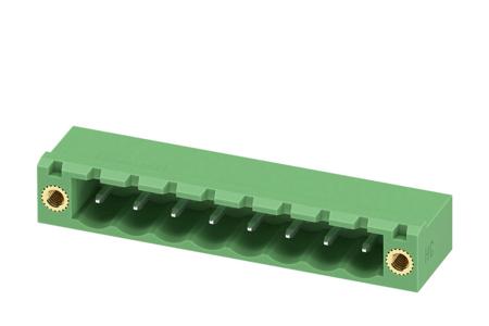 1924143 Phoenix Contact, 5.08mm Pitch, MSTB 2.5 HC/ 8-GF-5.08, 8 Way, Pluggable Terminal Block, Header, Solder Termination,
