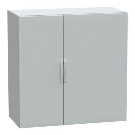 NSYPLA12126G Schneider Electric NSYPLA, Double Door Floor Standing Enclosure, 1250 x 1250 x 620mm, IP65