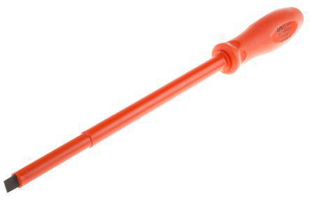 911-1128 RS Pro 254 mm Alloy Steel Engineers Screwdriver, Straight 10 x 1.6 mm Tip, Nylon 11
