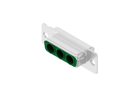 3003W3SXX99A10X CONEC 3 Way Through Hole D-sub Connector Socket, with Mounting Hole