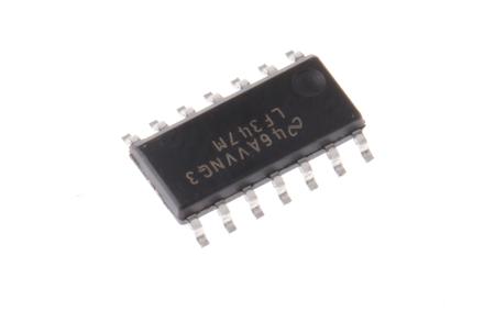 LF347M/NOPB  Texas Instruments, Operational Amplifier, 4 MHz, 14-Pin 18 V SOIC