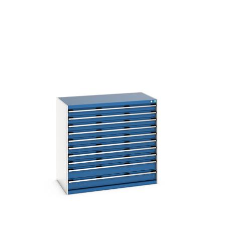 40030025-11V Bott 10 Cabinet, Steel, 1200mm x 750mm x 1300mm, Blue