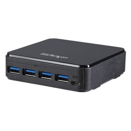 HBS304A24A StarTech.com 4 Port USB 3.1 USB A  Hub, USB Powered, 94 mm x 94 mm x 2.6cm