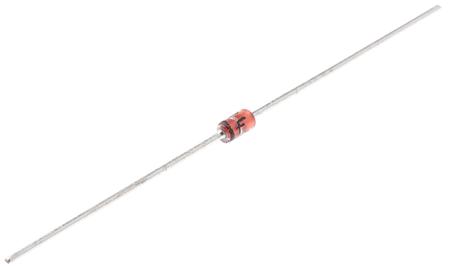 1N4728ATR onsemi, 3.3V Zener Diode 5% 1 W Through Hole 2-Pin DO-41