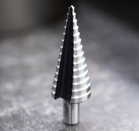 232-563 RS Pro HSS 4 → 30mm Step Drill Bit, 14 Steps, 3mm Max Drilling Thickness